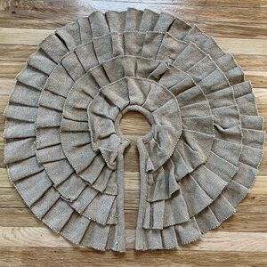 Burlap Mini Tree Skirt